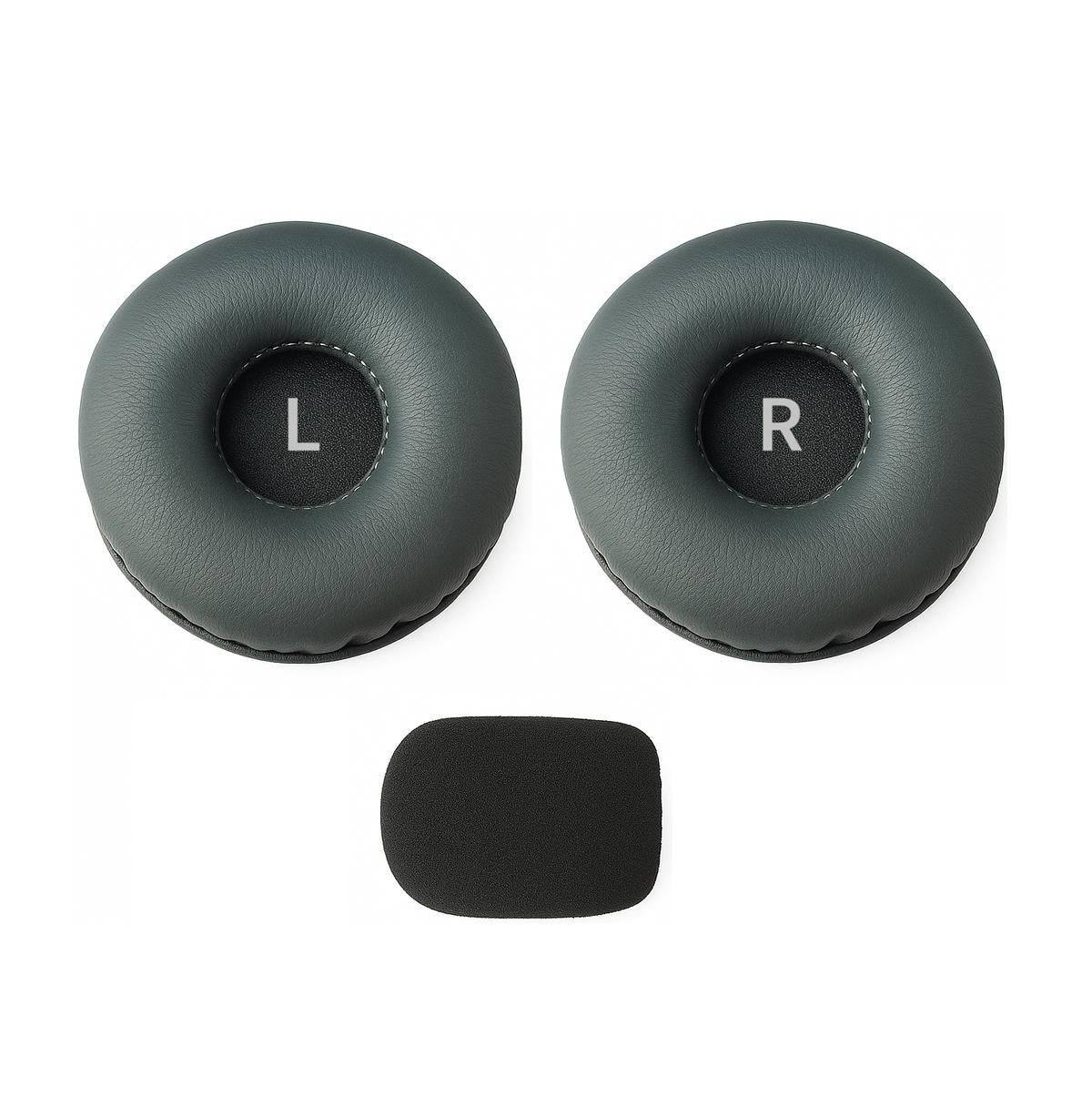 GEQUDIO Set Ersatzpolster für Ohr (2 STK.) und Mikrofon (1 STK.) passend nur für Kabel-Headsets von GEQUDIO