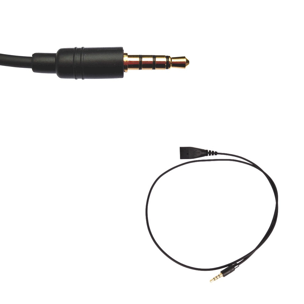 GEQUDIO 3,5mm-Klinke-Kabel einzeln - kompatibel mit FritzFon C6 X6, MacBook, Smartphone, Speedphone, Notebook, PC, Laptop