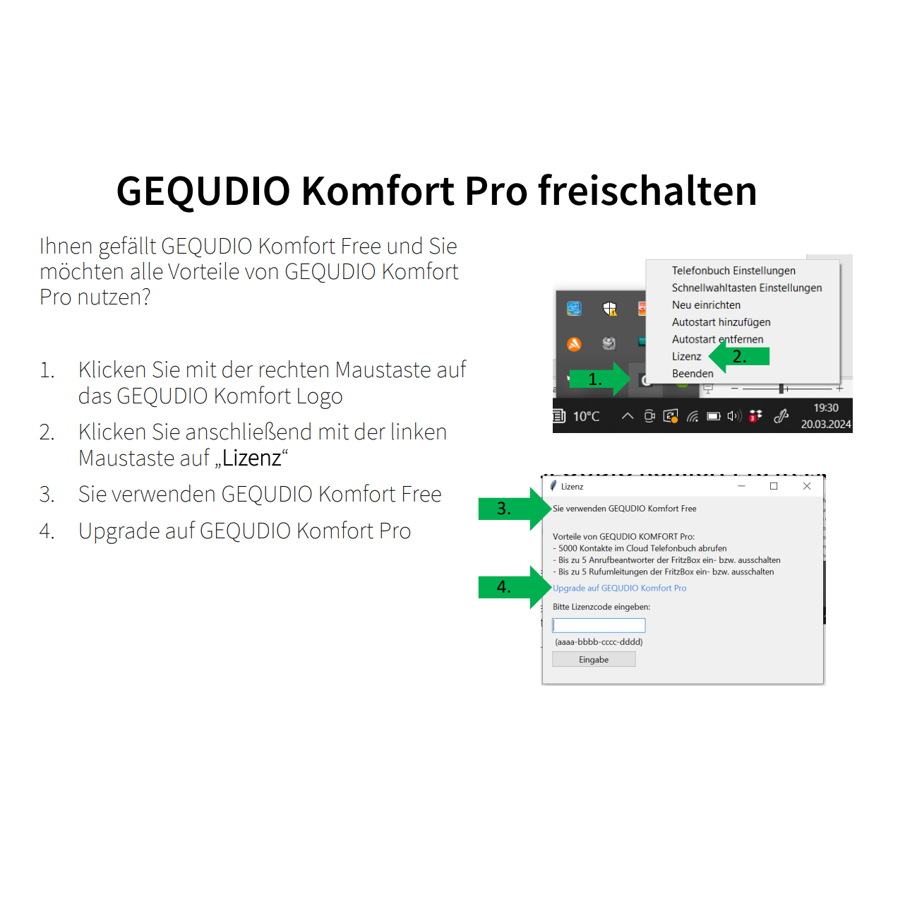 Jahreslizenz GEQUDIO Komfort Pro