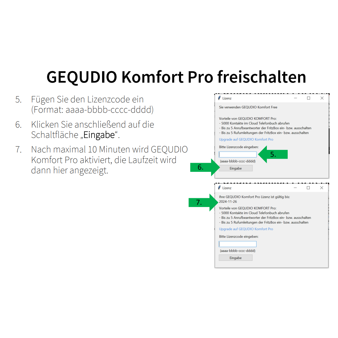 Jahreslizenz GEQUDIO Komfort Pro