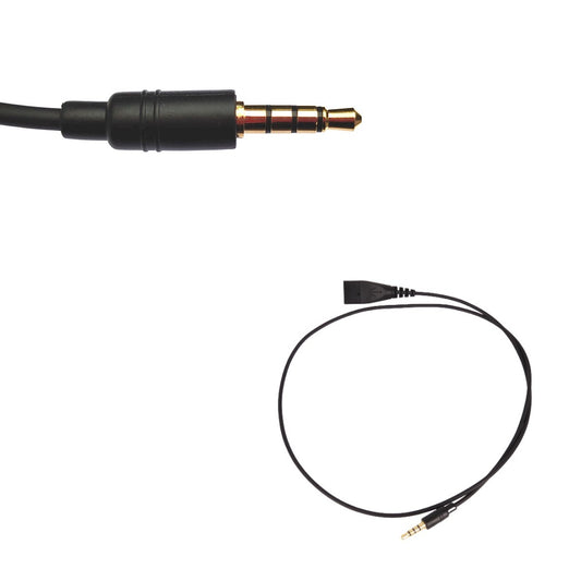 GEQUDIO 3,5mm-Klinke-Kabel einzeln - kompatibel mit FritzFon C6 X6, MacBook, Smartphone, Speedphone, Notebook, PC, Laptop
