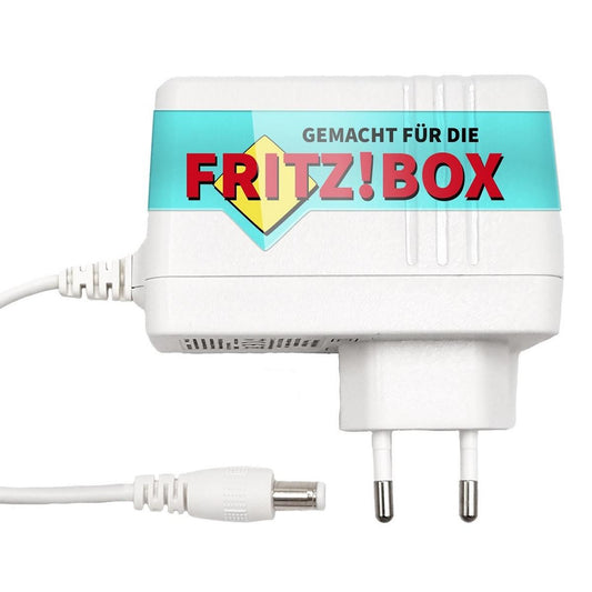 GEQUDIO GNX-42 Netzteil 12V / 3,5A kompatibel für alle AVM Fritzbox WLAN Router und Telekom Speedport Smart – Extra langes Kabel 2,5m – Passend weiß für Fritz Box 7590 DSL, Cable, LTE – Fritz!Box