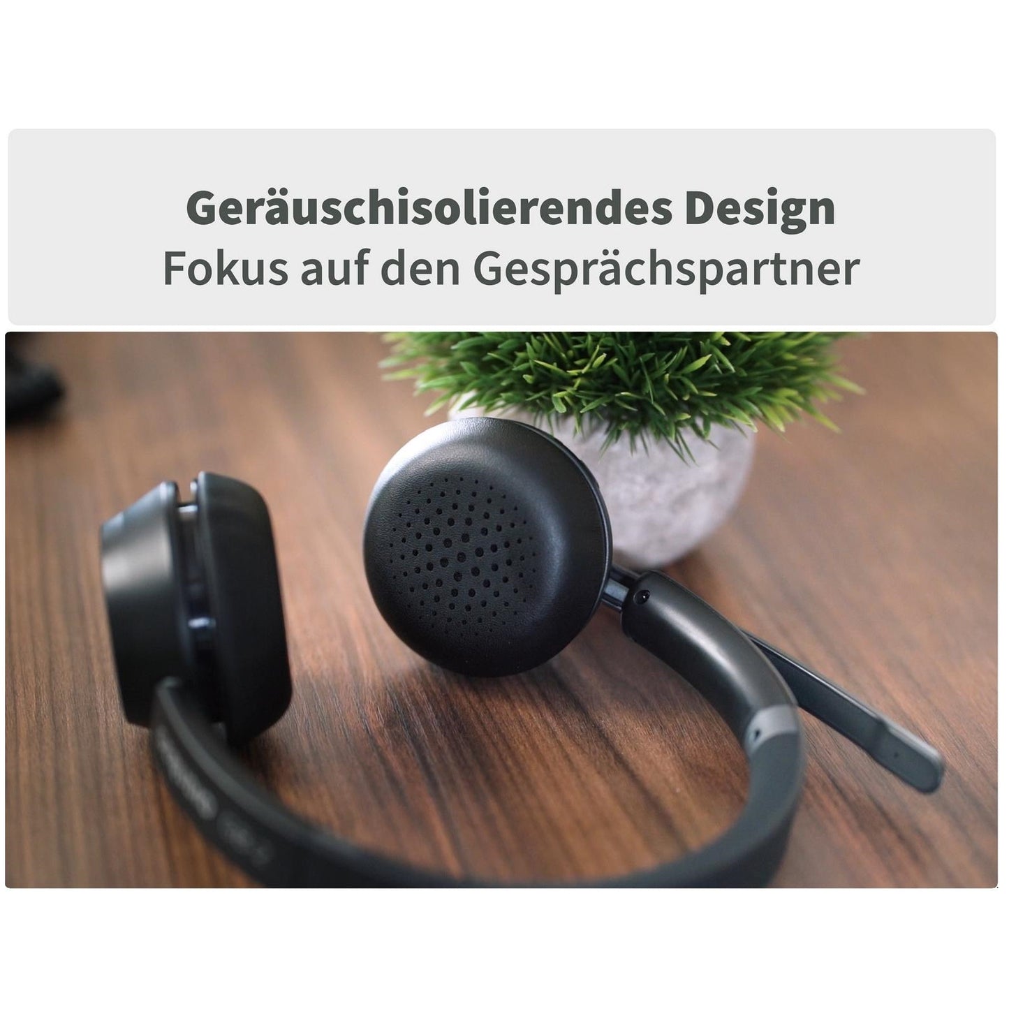 GEQUDIO Schnurlos Headset GB-2 (mit USB-Adapter)