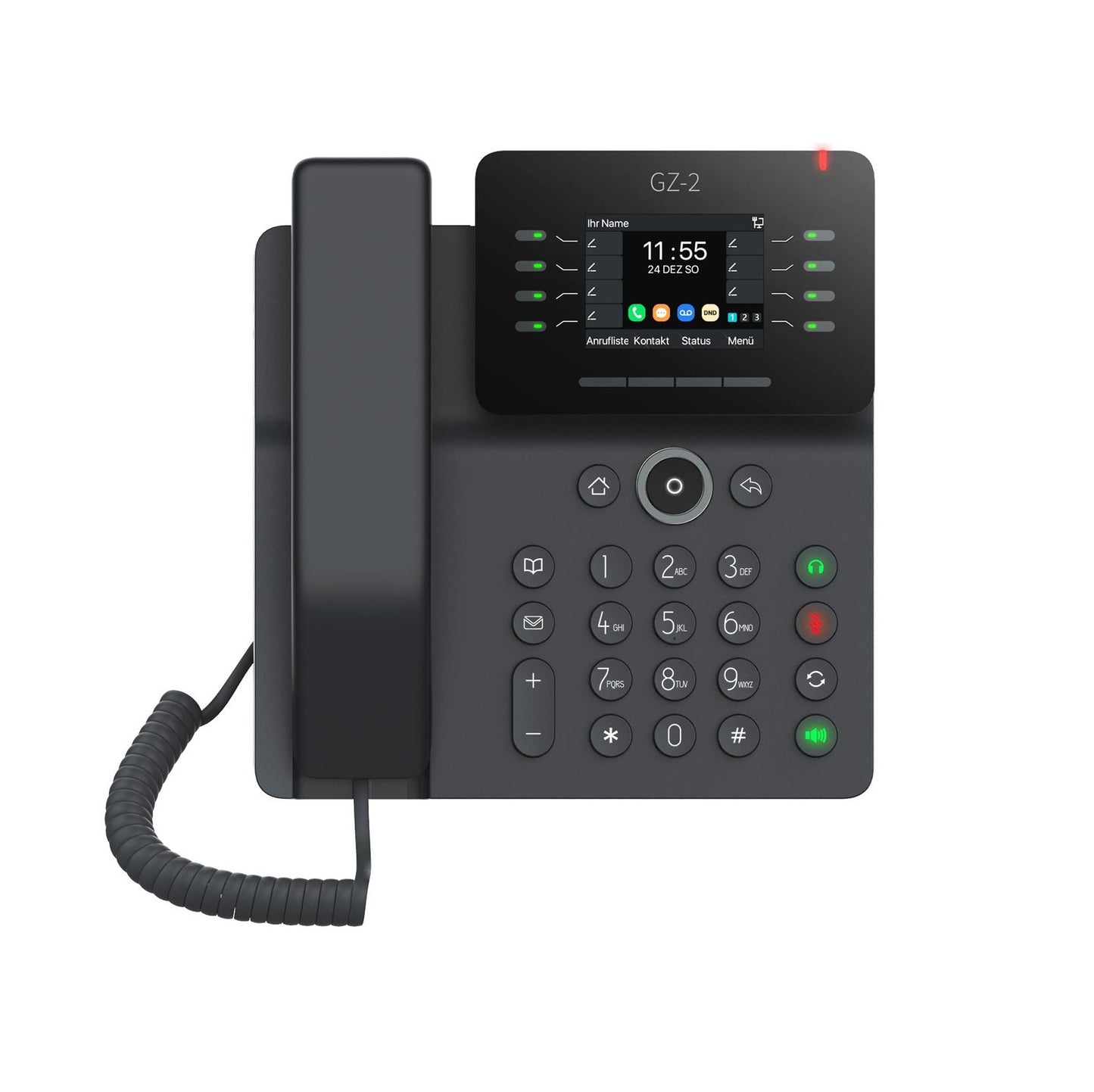 GEQUDIO IP Telefon GZ-2 mit Netzteil - Fritzbox, Telekom kompatibel