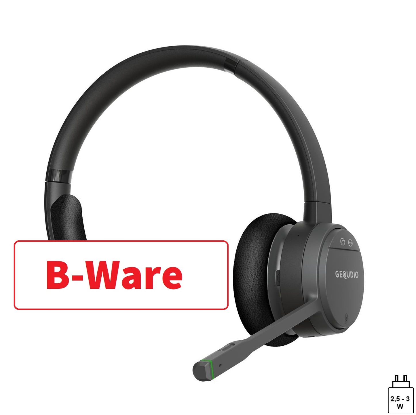 ⚠ B-WARE Kleine Kratzer ⚠ GEQUDIO GC-1 DECT Headset (1-Ohr) für FritzBox