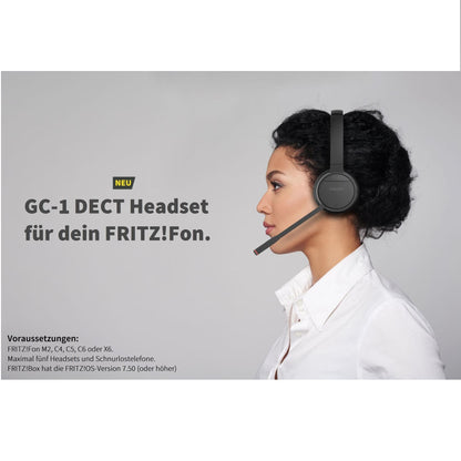 GEQUDIO GC-1 DECT Headset (1-Ohr) für FritzBox