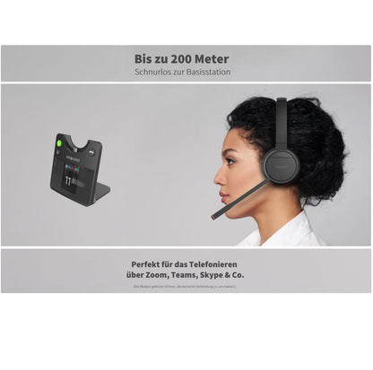 GEQUDIO GC-1 DECT und Bluetooth Dual Headset (1-Ohr)