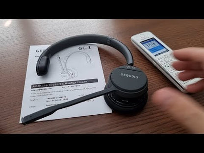 GEQUDIO GC-1 DECT Headset (1-Ohr) für FritzBox